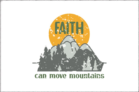 Faith Can Move Mountains Christian Sublimation Vol-2 Sublimation Jagonath Roy 