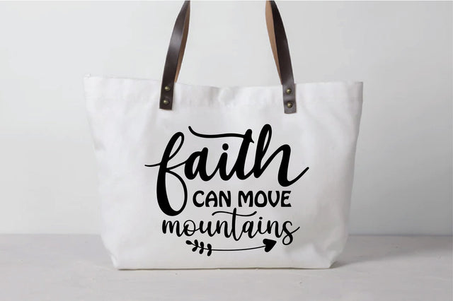 Faith Can Move Mountains Design File SVG SVG Creativeart88 