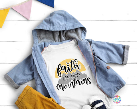 Faith can move mountains - Faith SVG cut file SVG Twiggy Smalls Crafts 