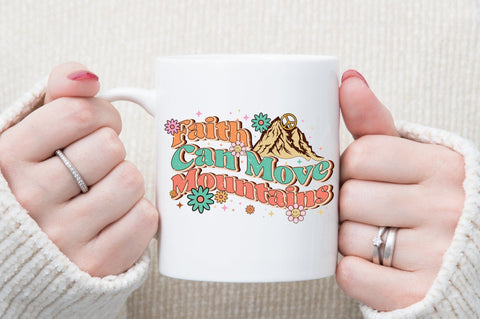 Faith Can Move Mountains PNG Sublimation Sublimation designartist 