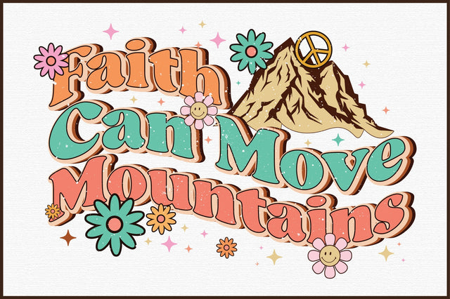 Faith Can Move Mountains PNG Sublimation Sublimation designartist 