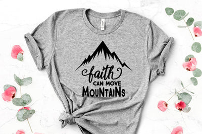 Faith Can Move Mountains So Fontsy Design Shop 