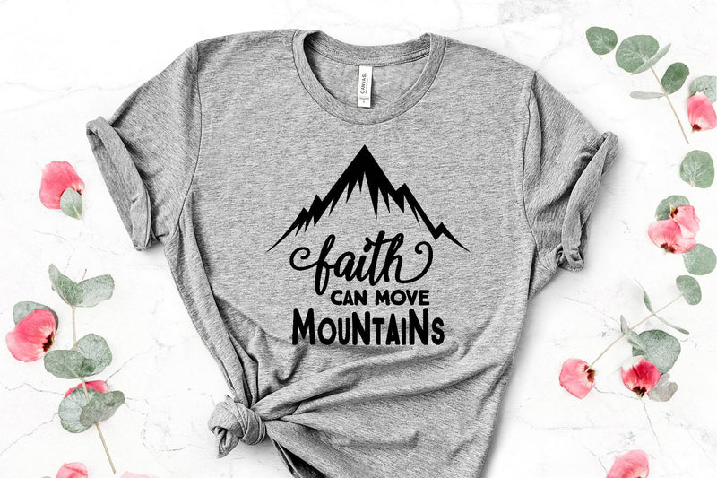 Faith Can Move Mountains So Fontsy Design Shop 
