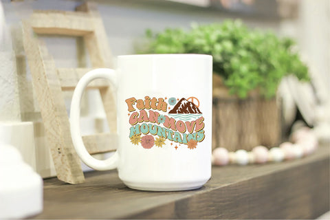 Faith Can Move Mountains Sublimation Design SVG Creativeart88 