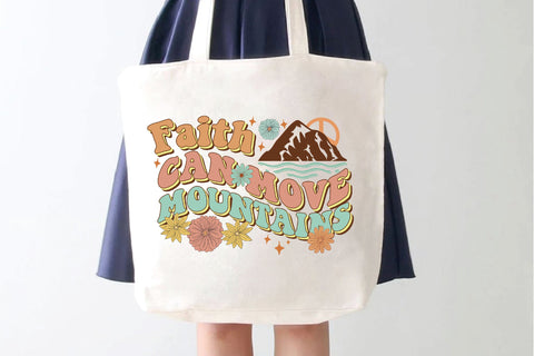 Faith Can Move Mountains Sublimation Design SVG Creativeart88 