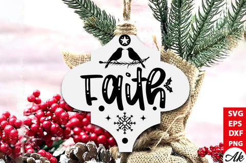 Faith Cardinal Arabesque svg SVG akazaddesign 