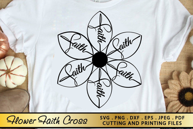 Faith Cross SVG PNG EPS DXF Cutting and Printing Files SVG zoellartz 