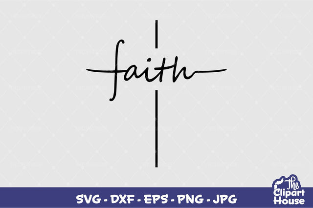 Faith Cross SVG The Clipart House 