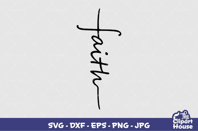 Faith Cross SVG The Clipart House 