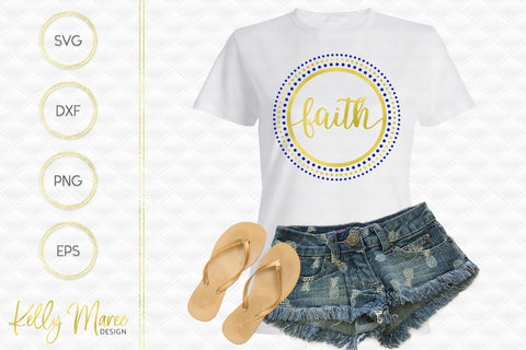 Faith Dotted Circle Kelly Maree Design 