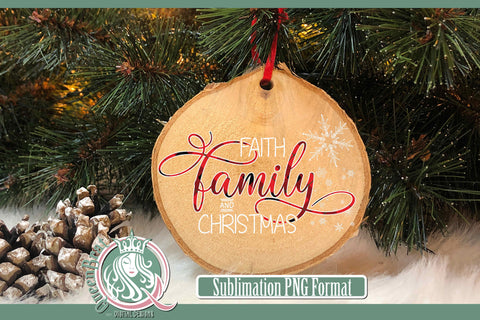 Faith Family Christmas Sublimation Sublimation QueenBrat Digital Designs 