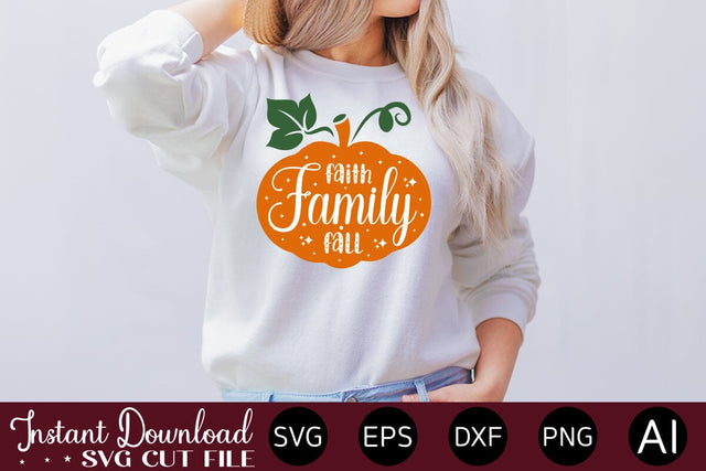 Faith Family Fall Svg Design SVG designmaster24 
