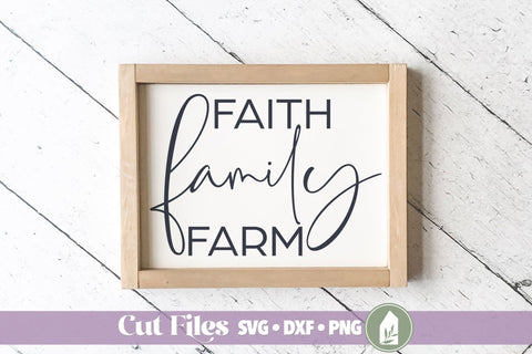 Faith Family Farm SVG, Christian SVG, Homesteading SVG SVG LilleJuniper 