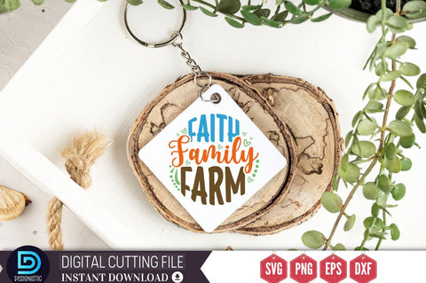 Faith Family farm SVG SVG DESIGNISTIC 