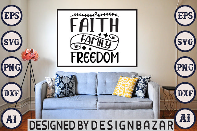 faith family freedom SVG Craftlabsvg24 