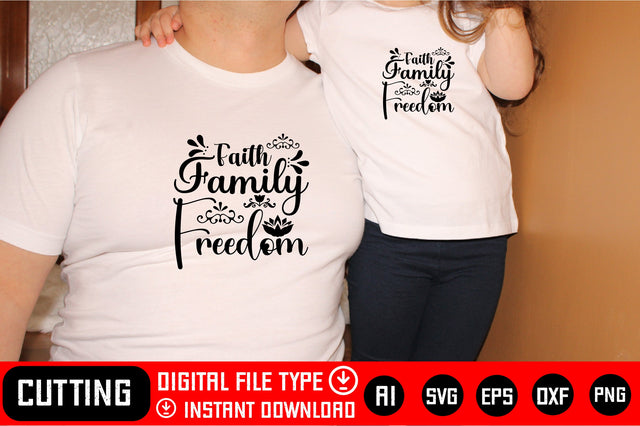 Faith Family Freedom SVG CraftlabSvg29 