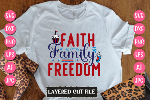 Faith Family Freedom SVG Cut File SVG Newmockups 