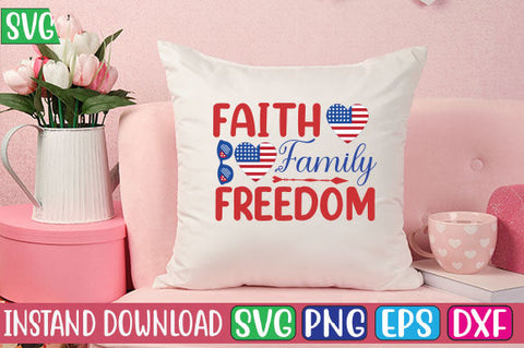 Faith Family Freedom SVG Cut File SVG Studio Innate 