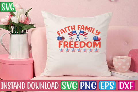 Faith Family Freedom SVG Cut File SVG Studio Innate 