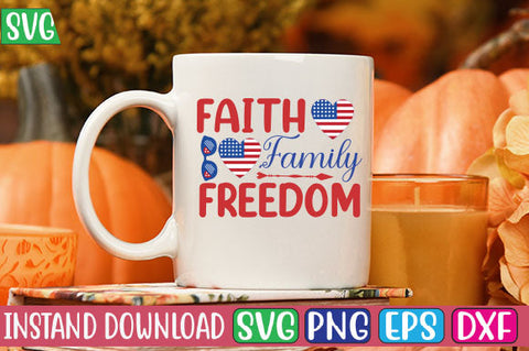 Faith Family Freedom SVG Cut File SVG Studio Innate 
