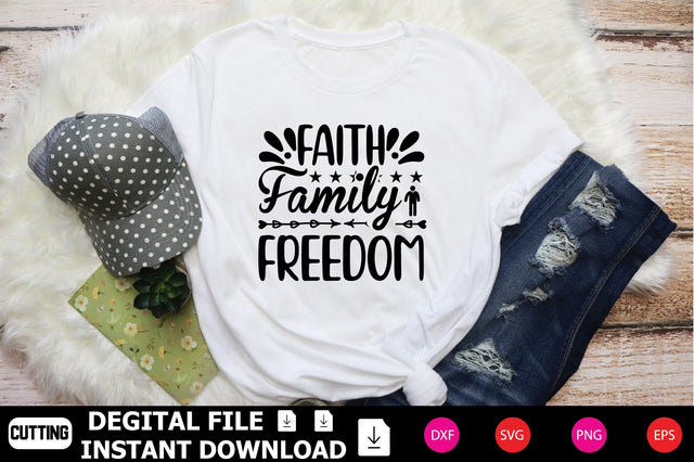 Faith Family Freedom SVG Shahin alam 