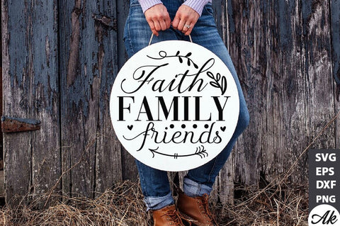Faith family friends SVG SVG akazaddesign 