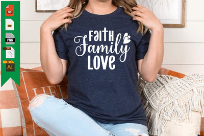 FAITH FAMILY LOVE SVG Craftlabsvg24 
