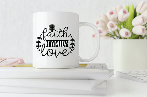 Faith Family Love SVG SVG Creativeart88 