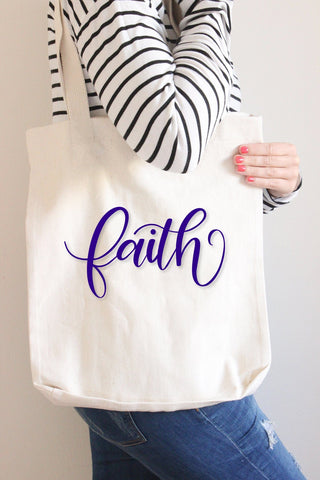 Faith Hand Lettered SVG Cut File SVG Cursive by Camille 