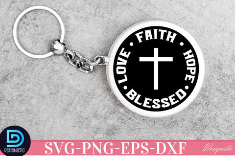 Faith hope blessed love SVG SVG DESIGNISTIC 