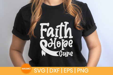 Faith hope cure, Cancer svg SVG Maumo Designs 