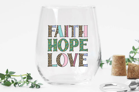 Faith Hope Love-1 3D Paper Creativeart88 