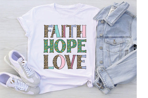 Faith Hope Love-1 3D Paper Creativeart88 