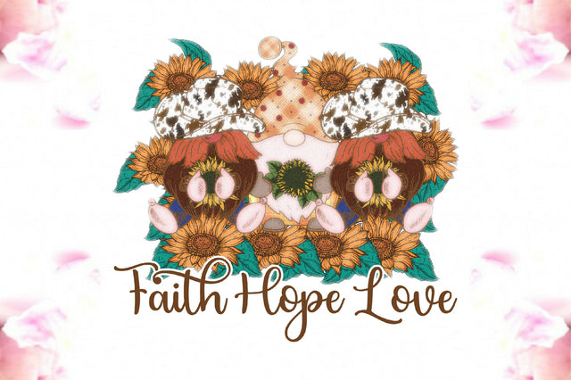 Faith Hope Love Gnomes Sublimation Sublimation Jagonath Roy 