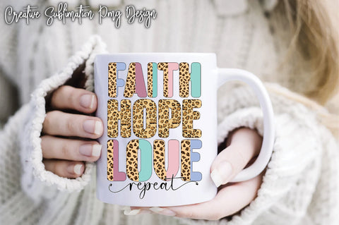 Faith Hope Love Repeat 3D Paper Creativeart88 