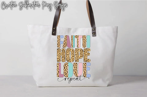 Faith Hope Love Repeat 3D Paper Creativeart88 