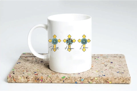 Faith Hope Love Sublimation Creativeart88 