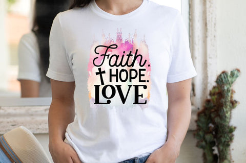 Faith. hope. love Sublimation PNG Sublimation Regulrcrative 