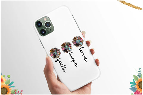 Faith Hope Love Sunflower Sublimation Sublimation Jagonath Roy 