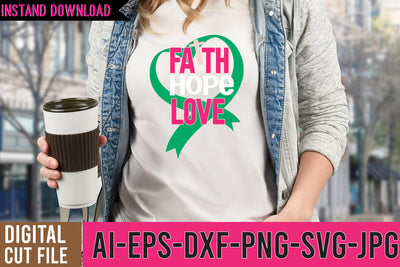 Faith Hope Love SVG Cut File SVG BlackCatsMedia 