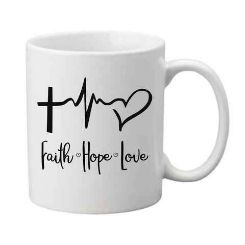 Faith Hope Love SVG, Cut File, SVG, Eps, Dxf, Cricut, Silhouette, Cutfile, Instant Download SVG UniqueChalk 