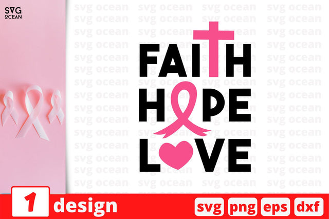 Faith Hope Love SVG Cut File SVG SvgOcean 