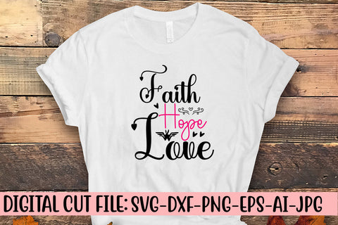 Faith Hope Love SVG Cut File SVG Syaman 