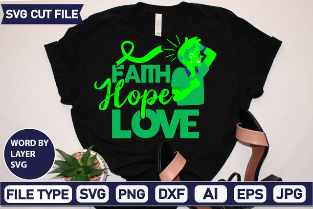 Faith Hope Love Svg Cut File,SVGs,quotes-and-sayings,food-drink,mini-bundles,print-cut,on-sale, SVG DesignPlante 503 