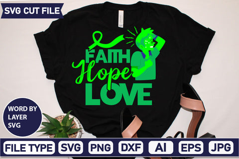 Faith Hope Love Svg Cut File,SVGs,quotes-and-sayings,food-drink,mini-bundles,print-cut,on-sale, SVG DesignPlante 503 