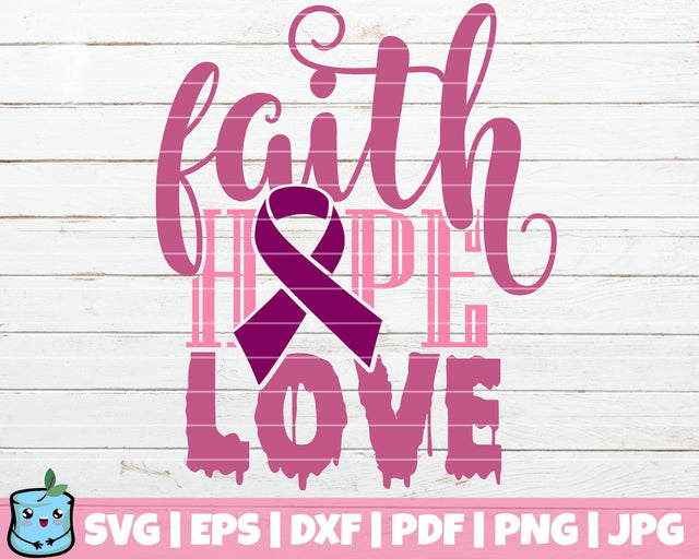 Faith Hope Love SVG MintyMarshmallows 