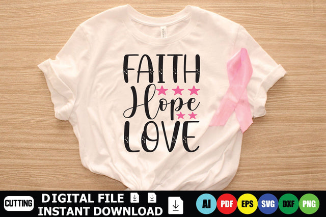 Faith Hope Love SVG Shahin alam 