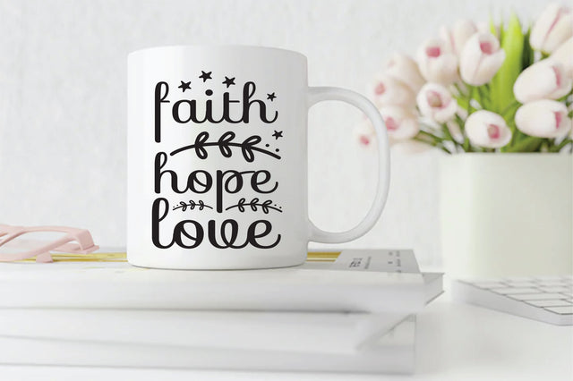 Faith Hope Love SVG SVG Creativeart88 
