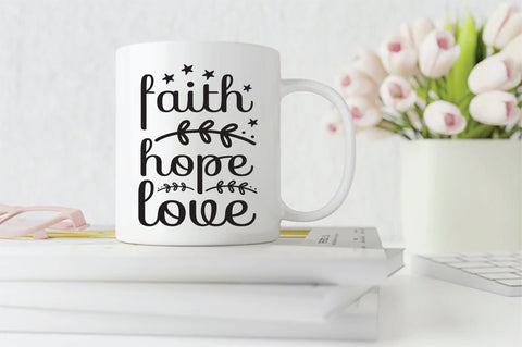 Faith Hope Love SVG SVG Creativeart88 
