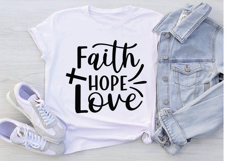 Faith Hope Love SVG SVG Creativeart88 